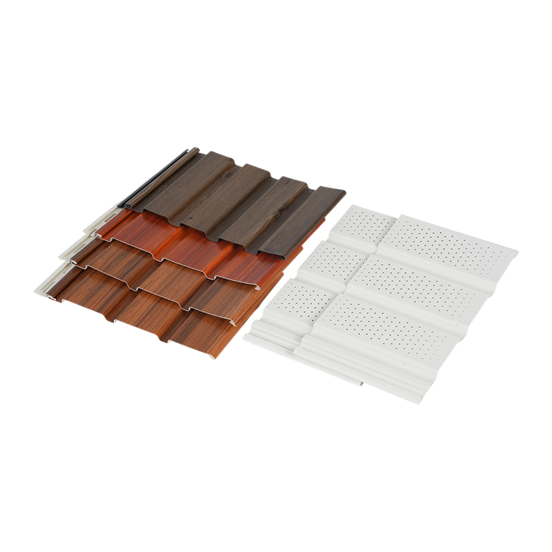 Bijian Kayu Solid & Vented PVC Eave Soffit Panel