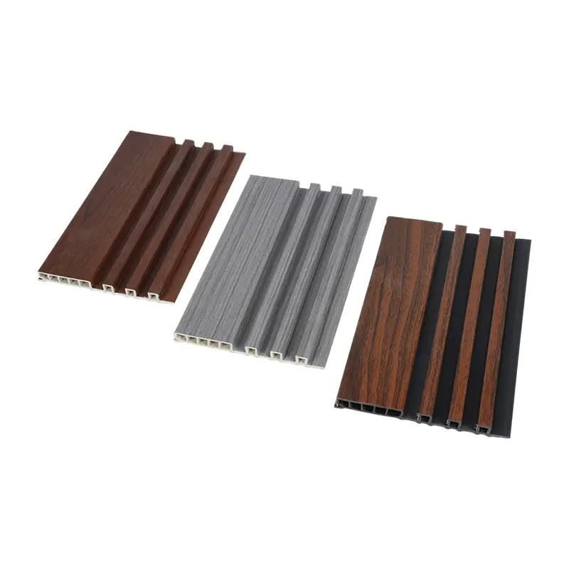 Panel Dinding Slat WPC Bergalur Mudah Pasang Kalis Air